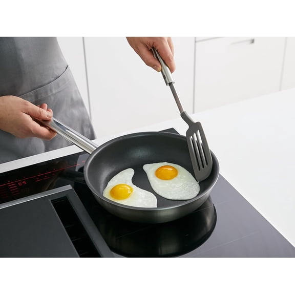 Pro Silicone Spatula Stainless Steel Ergonomic Handle for Non-Stick Cookware