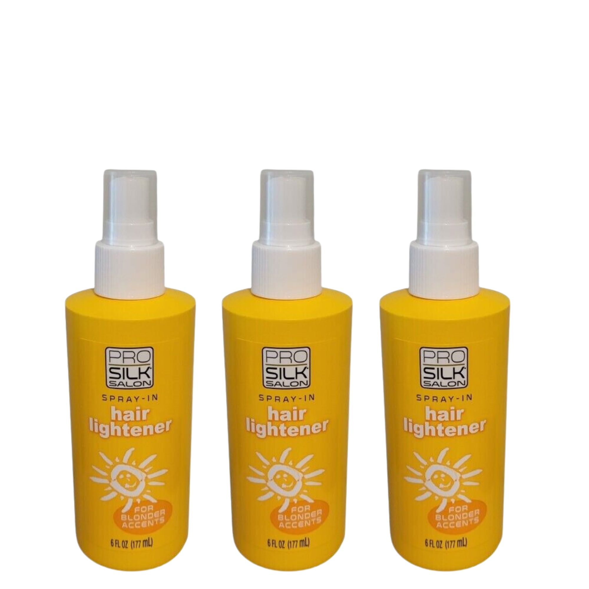 Pro Silk Salon SprayIn Hair Lightener For Blonder Accents (Pack of 3
