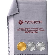 Pro Size Polishing Cleaning Cloth for Gold Silver Platinum Made in USA Pure Cotton Non Toxic Cleaner for Jewelry Gold Watch Coins,Silverware Diamond