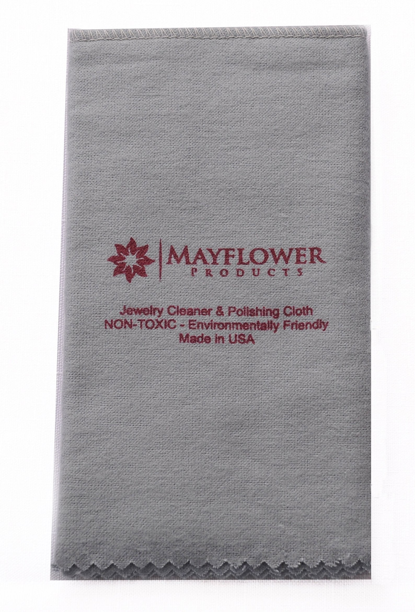 MAYFLOWER PRODUCTS Pro Size Polishing Cleaning Cloth Pure Cotton Made in USA for Gold, Silver, and Platinum Jewelry, Watch Coins Non Toxic Tarnish Remover Large Cleaner Cloth 11 x 14 inches Keeps Jewelry Cle