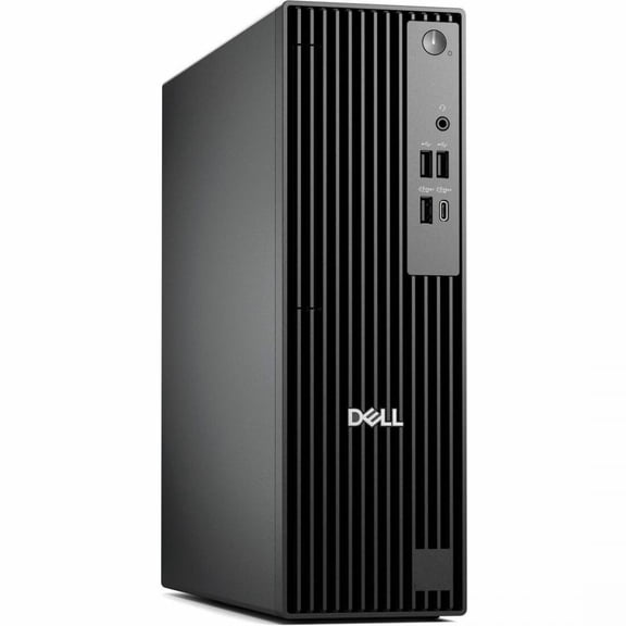 Dell Pro Slim QCS1250 Desktop Computer - Intel Core Ultra 5 235 - vPro Technology - 16 GB - 256 GB SSD - Slim PC - Standard Black - Intel Chip - Windows 11 Pro - Intel DDR5 SDRAM - English (US) Key...