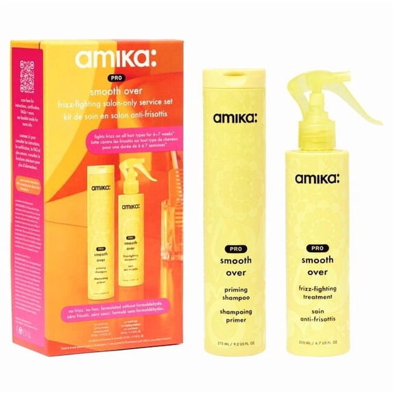 Pro Smooth Over Frizz Fighting Duo Smooth Over by amika - Walmart.com