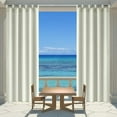 thumbnail image 1 of Pro Space 50" x 82" Outdoor Curtain Panels Patio Privacy Screen Blackout UV Ray Protected Waterproof Outdoor Drape Front Porch (2 Panel - Ivory), 1 of 7