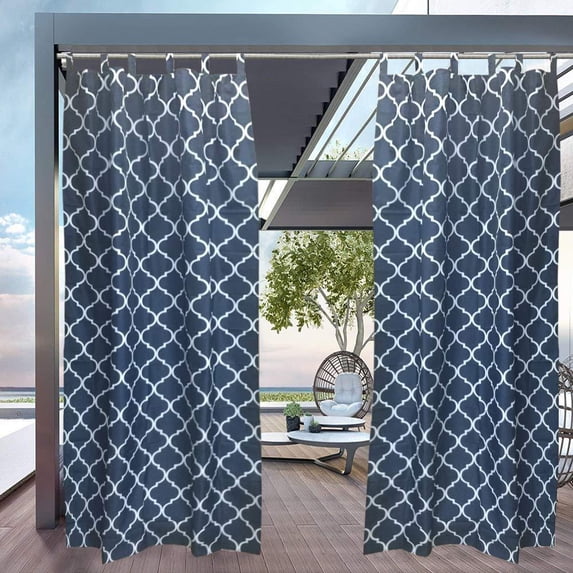 Pro Space 50"x108" Outdoor Curtain Privacy for Patio Waterproof Fade Resistant