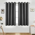 thumbnail image 1 of Pro Space Blackout Curtains Grommet Thermal Insulated Curtains Room Darkening Curtains Soundproof Curtains for Bedroom Privacy Window Panels for Living Room, 1 Panels, 52x95inch, Black, 1 of 6