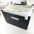 thumbnail image 1 of Pro Space Expanding File Organizer High Capacity Plastic File Wallets Stand Bag for Business/Office/Study/Home, Transparent（48 Pockets）, 1 of 3