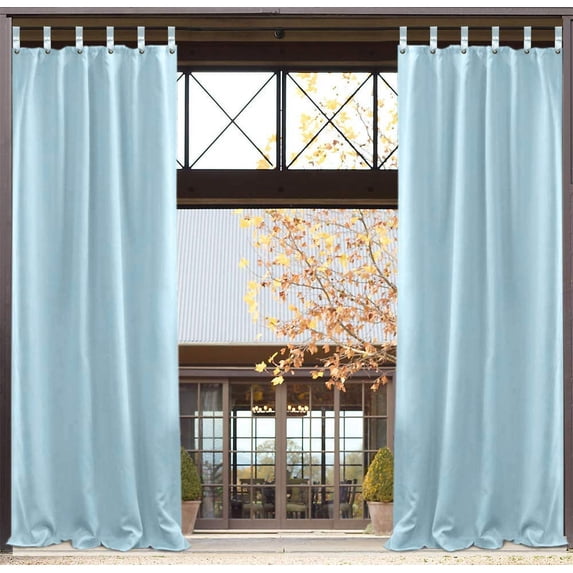 Pro Space Outdoor Curtains Blackout UV Ray Protected Waterproof Curtain 1 panel