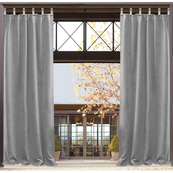 Pro Space Outdoor Curtains Blackout UV Ray Protected Waterproof Curtain 1 panel