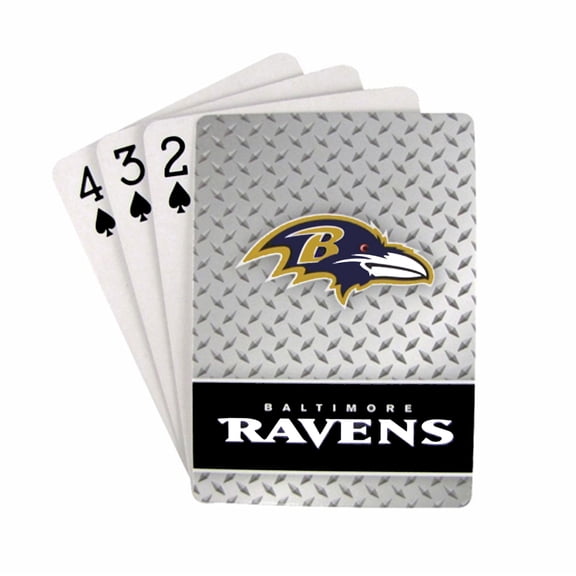 52 Card Deck Playing Cards Set - Standard Size - NFL - Baltimore Ravens