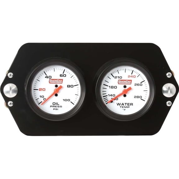 Pro Sprint Car 2 Gauge Dash Panel - OP-WT
