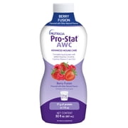 Pro-Stat Advanced Wound Care AWC, Concentrated Liquid Protein Medical Food - Berry Fusion, 30 Fl Oz Bottle