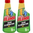 thumbnail image 1 of Pro-Strength Hair Eliminator Gel Clog Remover, Hair Clog Remover and Drain Opener, Safe for All Septic Systems and Pipes, 16 fl. oz. Bottle (Pack of 2), 1 of 4