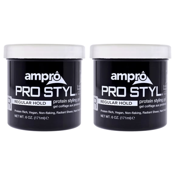 Pro Styl Protein Styling Gel - Regular Hold by Ampro for Women - 6 oz Gel - Pack of 2