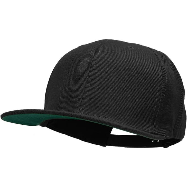 Pro Style Classic Snapback Wool Blend Plain Basic Cap Hat