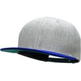thumbnail image 1 of Pro Style Classic Snapback Wool Blend Plain Basic Cap Hat, 1 of 7