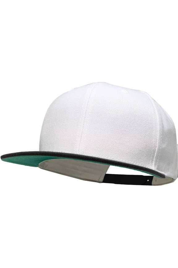 Pro Style Classic Snapback Wool Blend Plain Basic Cap Hat