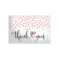 thumbnail image 1 of Pro Supply Global (50) Count of 4x6 Fading Hearts Thank You Insert Cards, 1 of 7
