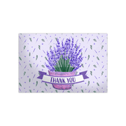 Pro Supply Global 50 Count of 4x6 Lavender Thank You Insert Cards