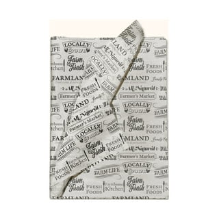 Kraft Newsprint Tissue Wrap Vintage Look 15x20 or 20x30 Packaging Gift Wrap  Newspaper Ad Old Fashioned Wrapping Paper Supplies Black Print 