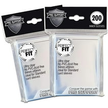 Pro Support Ultra Clear Perfect Fit Card Sleeves and Compatible with Pokemon Cards (400 Pack)