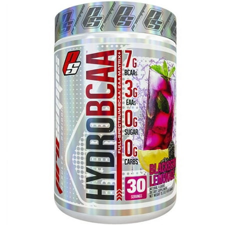 Pro Supps HydroBCAA Full Spectrum BCAA / EAA Matrix, Blackberry Lemonade, 30 Servings
