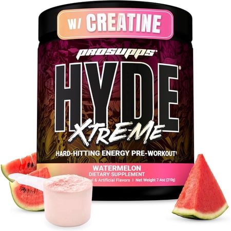 PROSUPPS Mr. Hyde Xtreme Pre-Workout Powder Energy Drink (30 Servings, Watermelon)