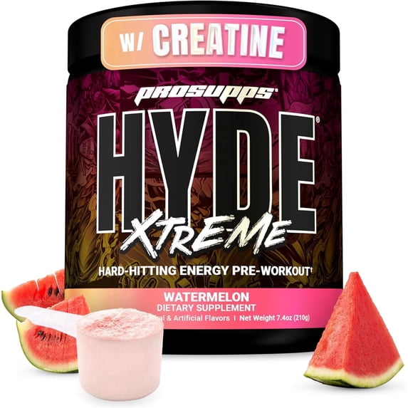 PROSUPPS Mr. Hyde Xtreme Pre-Workout Powder Energy Drink (30 Servings, Watermelon)