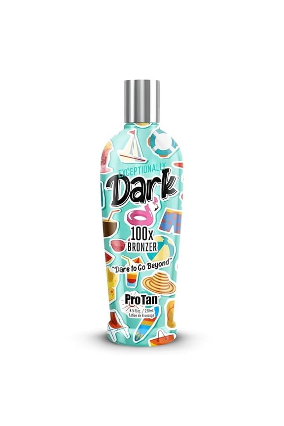 Pro Tan Exceptionally Dark 100X Bronzer Tanning Lotion 8.5 Fl Oz