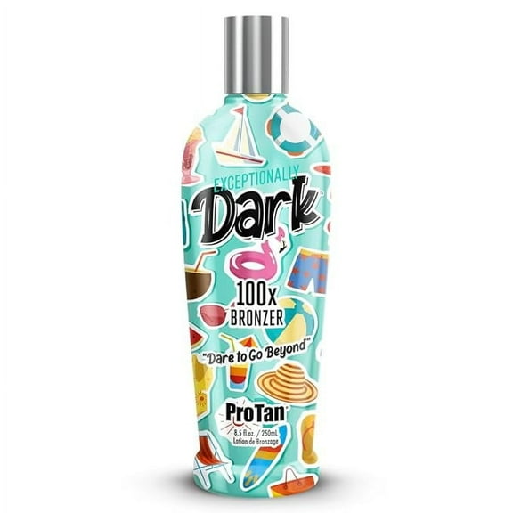 Pro Tan Exceptionally Dark 100X Bronzer Tanning Lotion 8.5 Fl Oz