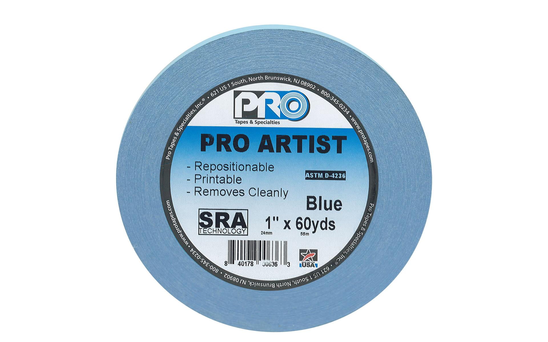 ProTapes Blue Artist Tape 3/4x 60 Yard Roll