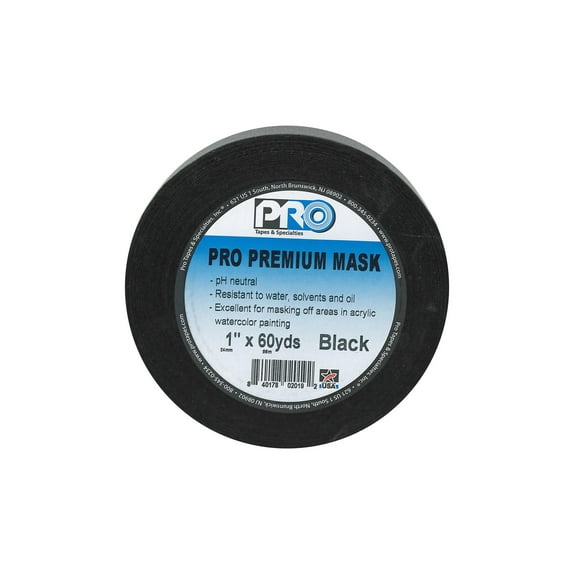 Pro Tape Photo 1"x60yd Black