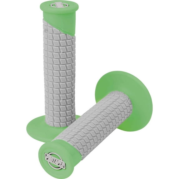 Pro Taper Clamp On Grips - Pillowtop NEON GREEN/GREY