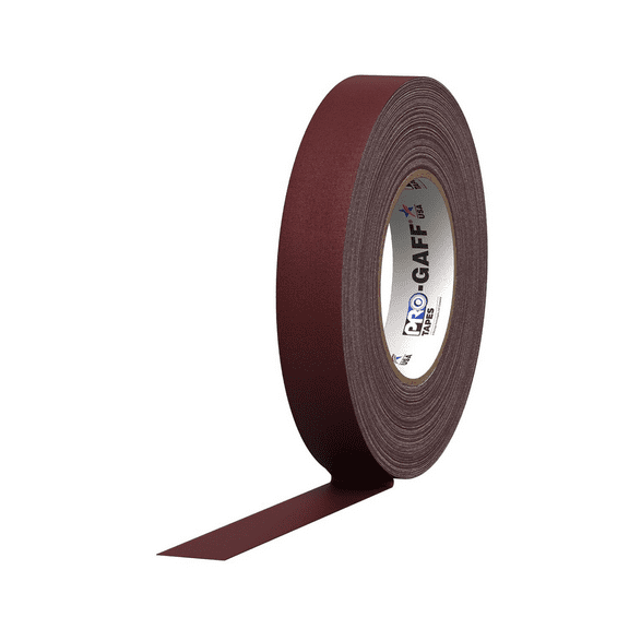 Pro Tapes Pro-Gaff Gaffers Tape: 1 in x 55 yds. (Burgundy)