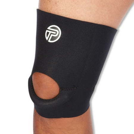 Pro-Tec Athletics Short Sleeve Knee Support Black (Small fits 13"-14.5" knee circumference)