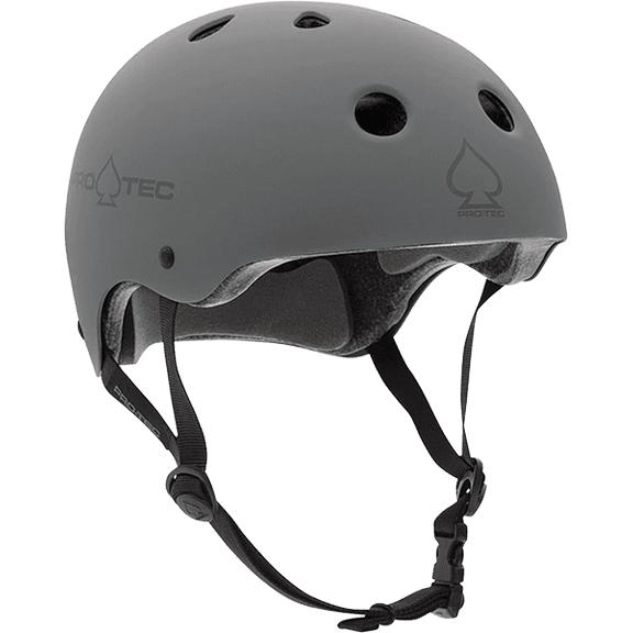 Pro Tec Classic Matte Grey Helmet - Medium