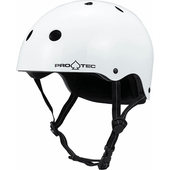 Pro Tec (Cpsc) Low Pro Helmet Xs/S Gloss White