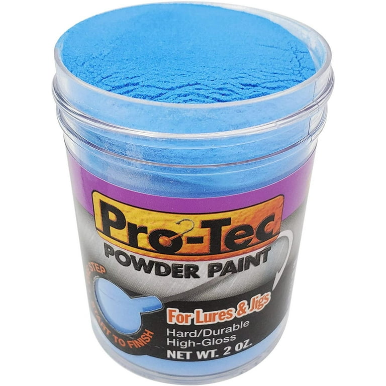 Pro-Tec Jigs and Lures Powder Paint, Jig Head Fishing Paint, Fishing Lure  Paint Candy Blue
