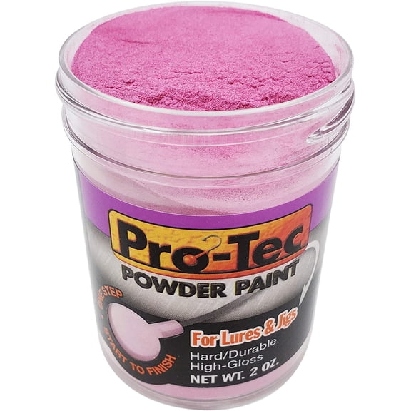 Pro-Tec Jigs and Lures Powder Paint, Jig Head Fishing Paint, Fishing Lure Paint Candy Raspberry