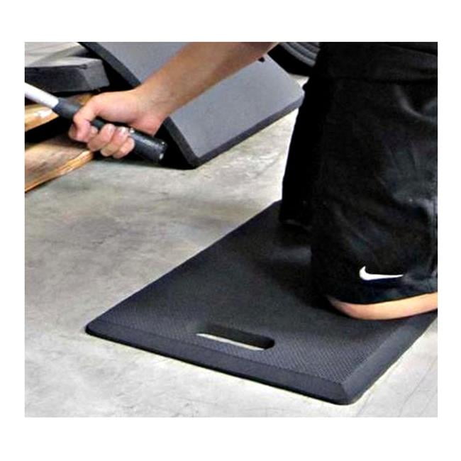 Pro-Tech Mats PTMA142134 14 x 21 x 0.75 in. Kneeling Pad - Ortho I Rubber Floor Mat, Black
