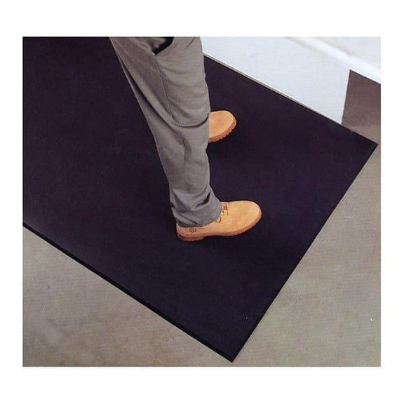 Pro-Tech Mats PTMA364834 36 x 48 x 0.75 in. Ortho I Rubber Floor Mat, Black