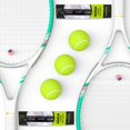 thumbnail image 1 of Pro Tennis Racket for Adults, 2 Player 27 inch Speed Tennis Racquet Acceptable for Beginner and Professional with 3 Tennis Balls, 2 Vibration Dampes, 2 Overgrips, Tennis Bag, 1 of 7