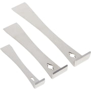 Pro Tools Direct 58605 3-Piece Stainless Steel Pry Bar Scraper Set, Silver