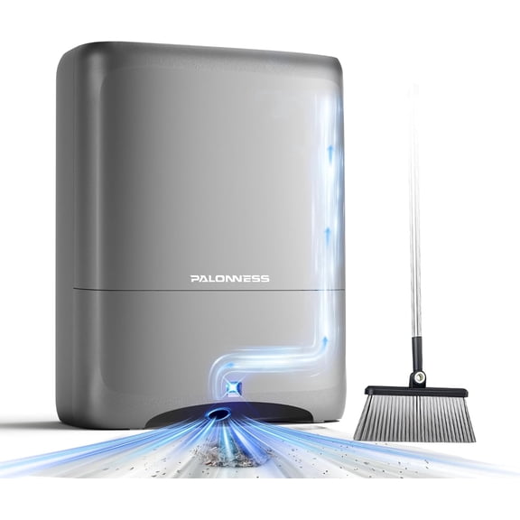 Pro Touchless Automatic Dustpan, 18KPA 1400W Powerful Suction, TOF Sensor with LED Alerts, 6L Large Capacity for Home/Kitchen/Office/Salon/Pet Shop (No Broom Needed)