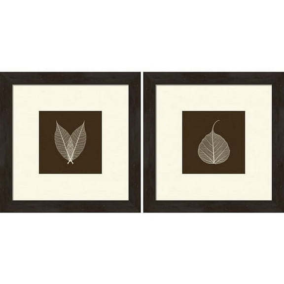 Pro Tour Memorabilia Leaves Framed Artwork, Set of 2