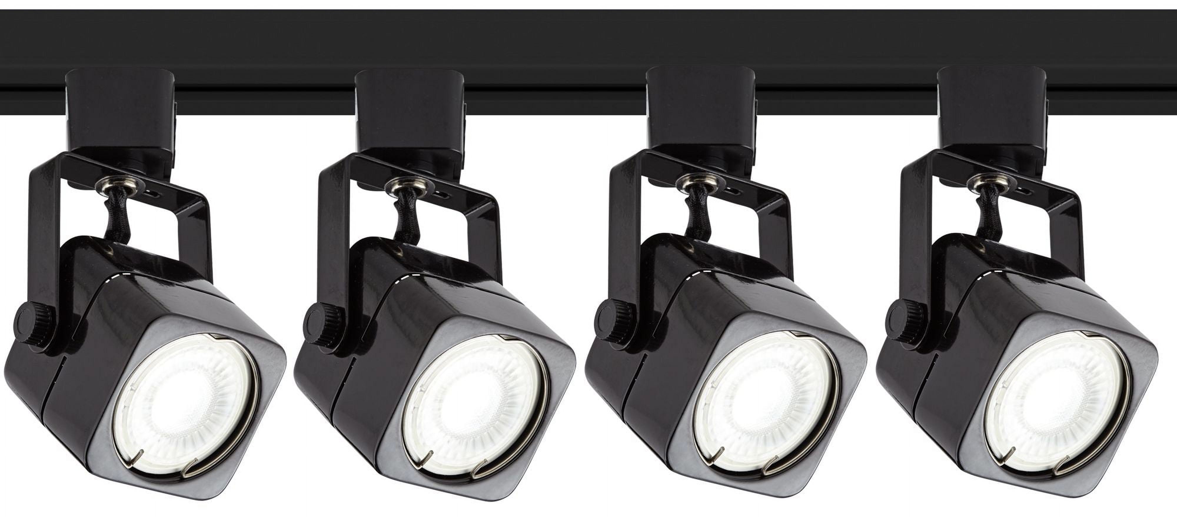 Pro Track 4Head LED Ceiling Track Light Fixture Kit with Floating
