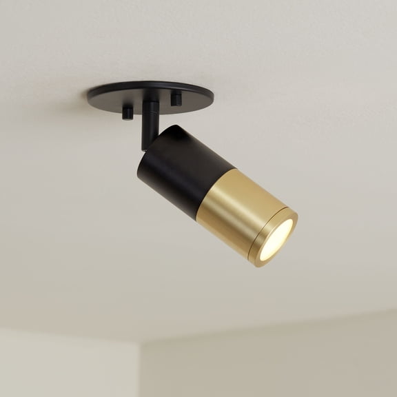 Pro Track Maxine Gold and Black 10W LED Track Ceiling Spotlight