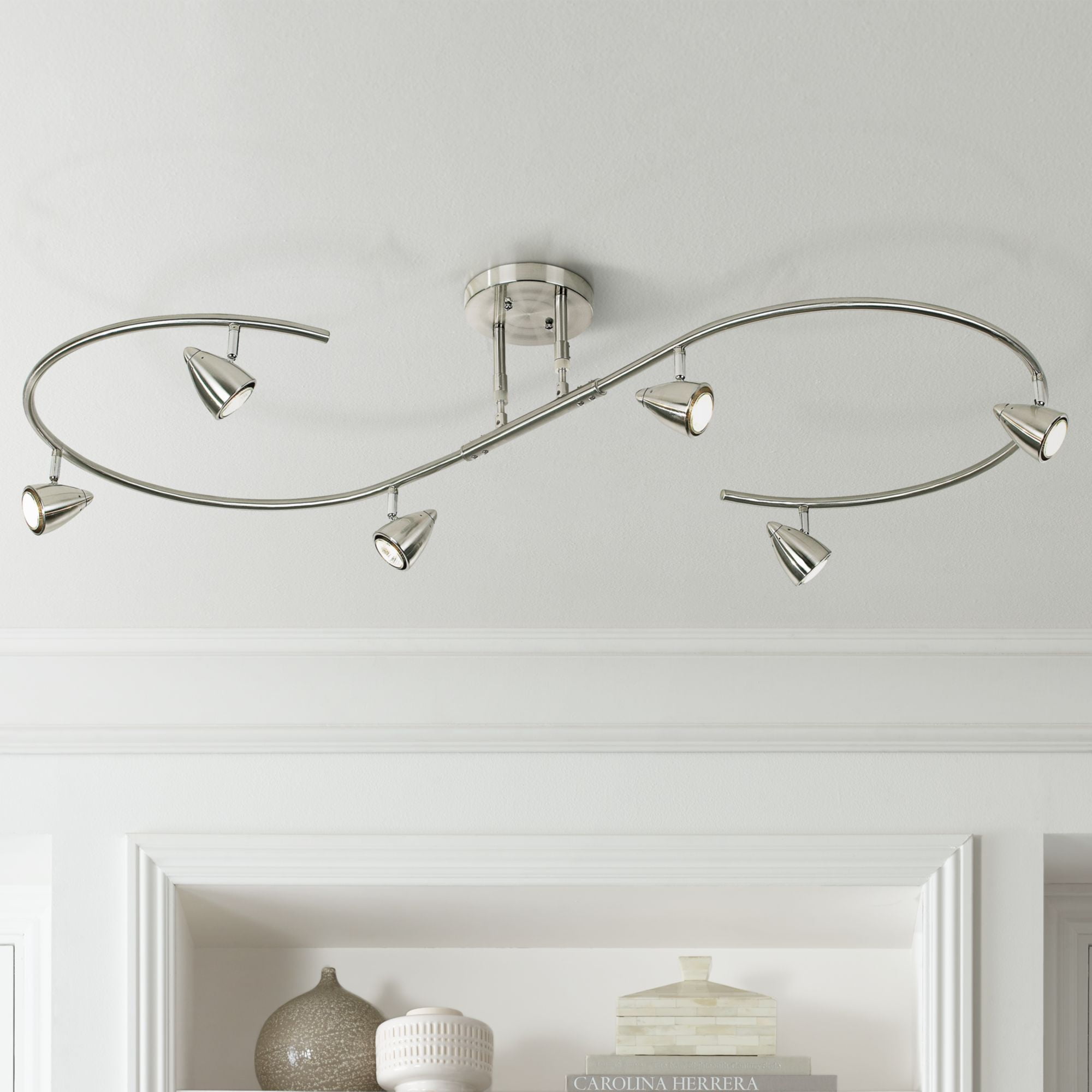 Pro Track Salazar S-Wave 6-Light Heads LED Ceiling Track