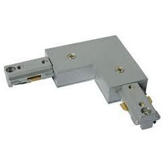 Pro Track Silver Finish Halo Compatible L-Shaped Track Connector