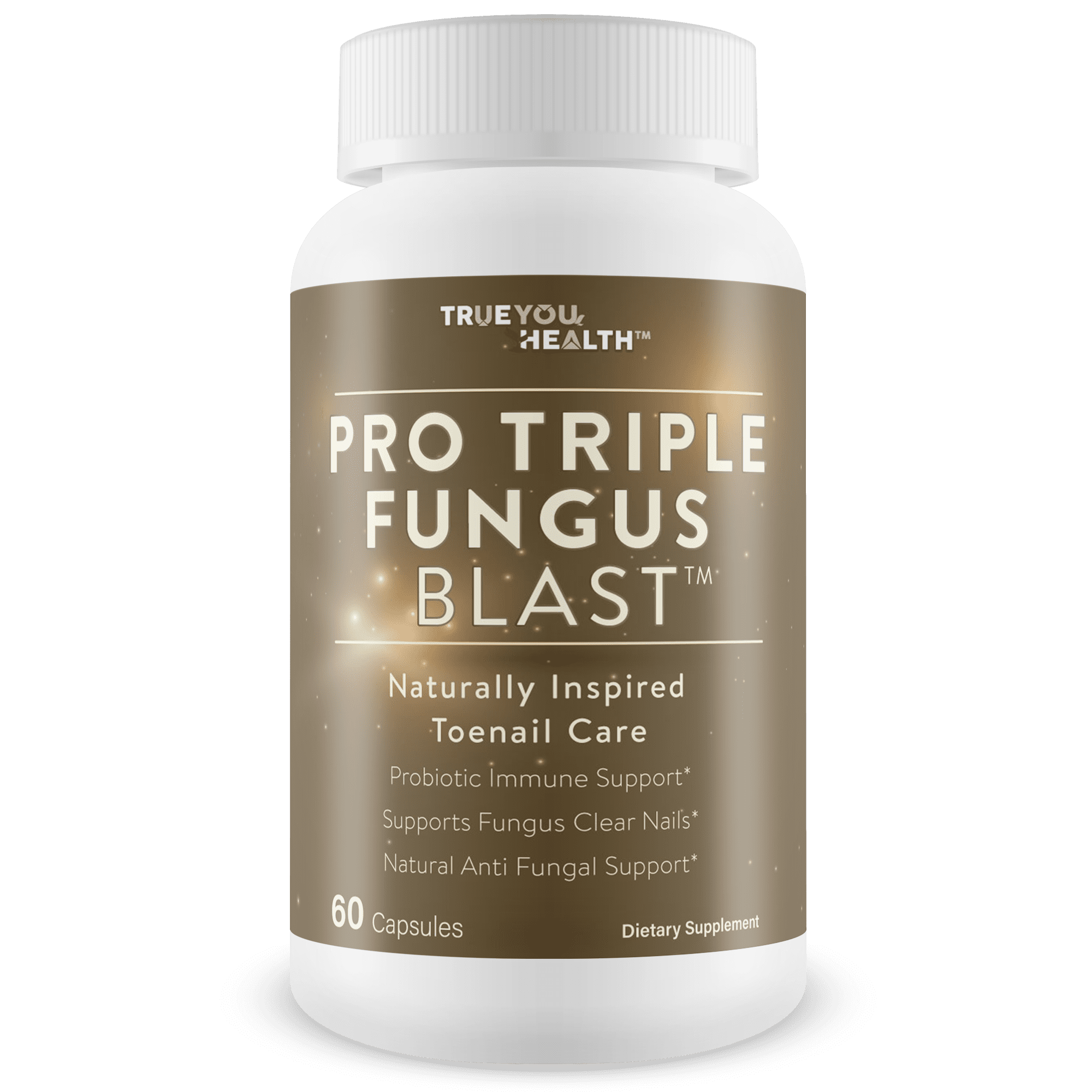 Pro Triple Fungus Blast - Probiotic Fungus Fighter - Health Support To Aid Natural Inhibition Of Toe Nail & Foot Fungus - Help Clear Nails & Feet & Keep Them Clear With Regular Health Support