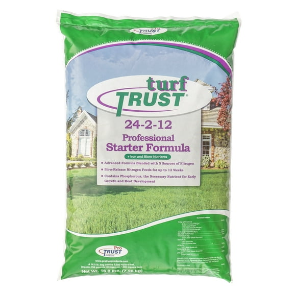 Pro Trust Turf Trust Professional Lawn Starter Fertilizer 24-2-12 (15# Bag) 5M